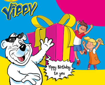 Yippy Birthday to you, Yippy Birthday to youuuu, …!